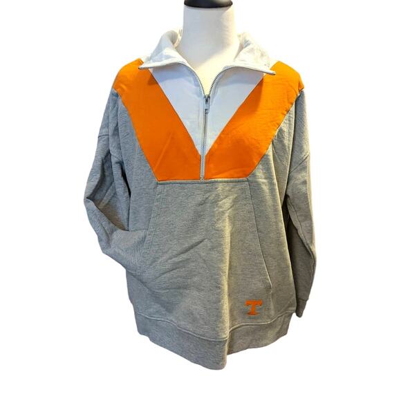 Tennessee Volunteers Quarter Zip Sweatshirt Medium - Picture 1 of 6
